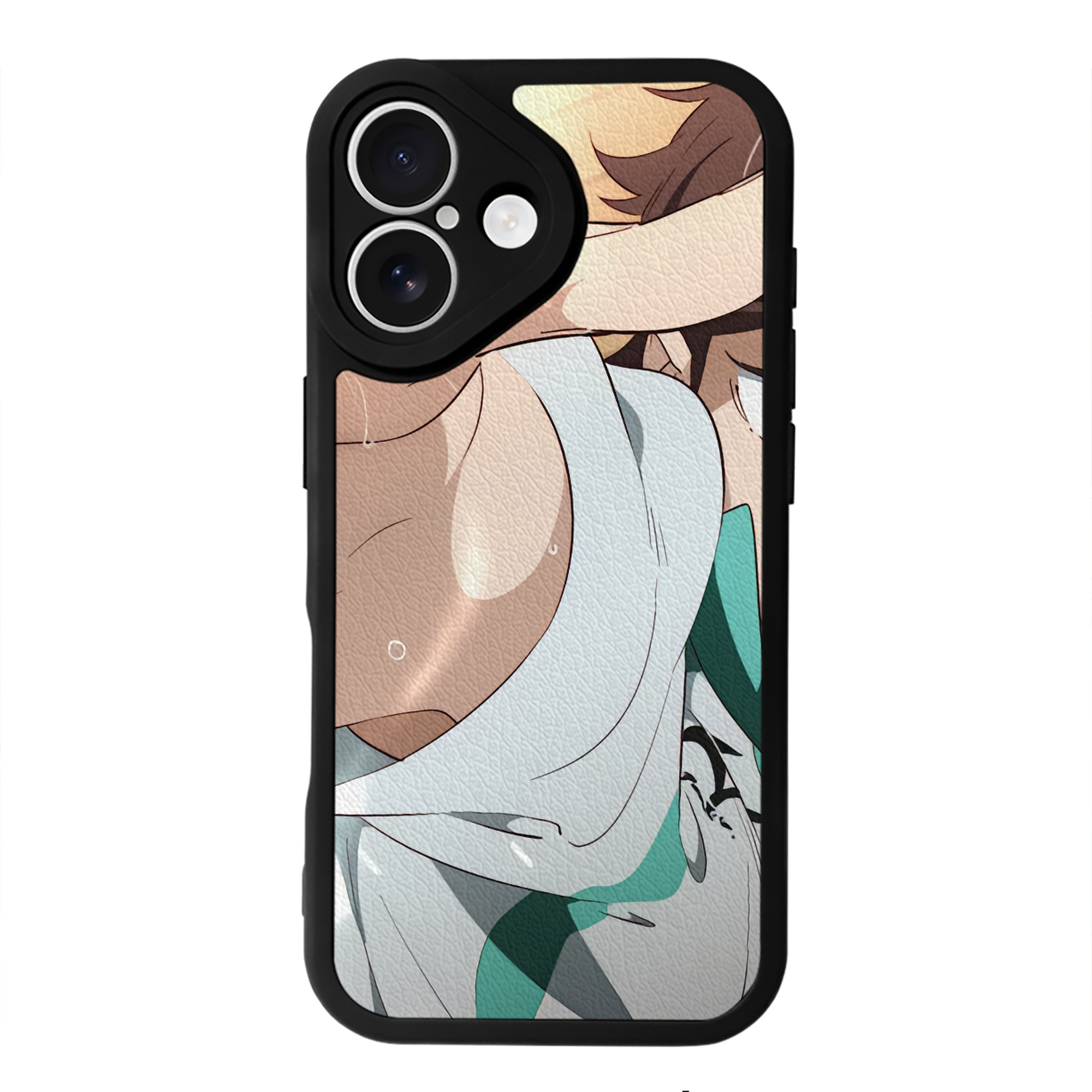 （画像用） ハイキュー!! Haikyu!! 【iPhone 16シリーズ対応】シリコンスマホケース（レザー調） 材質：シリコン